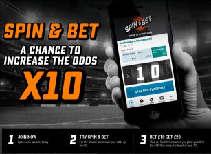 What does the Bet stars spin & bet feature offer?