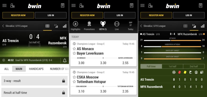 Bwin be mobile лучшее приложение ставки на спорт для ios